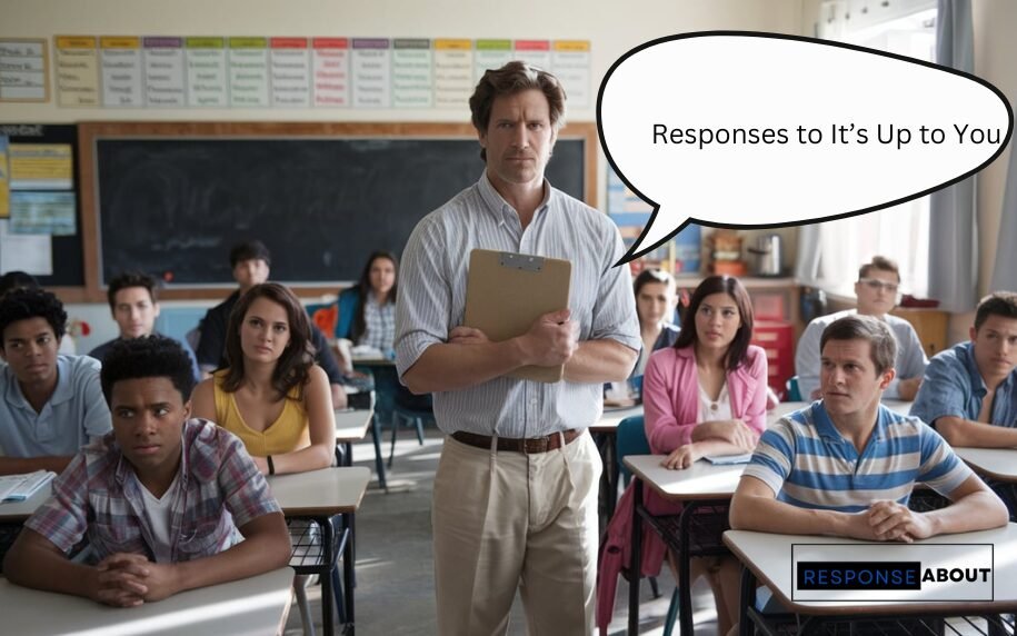 Best Responses to It’s Up to You