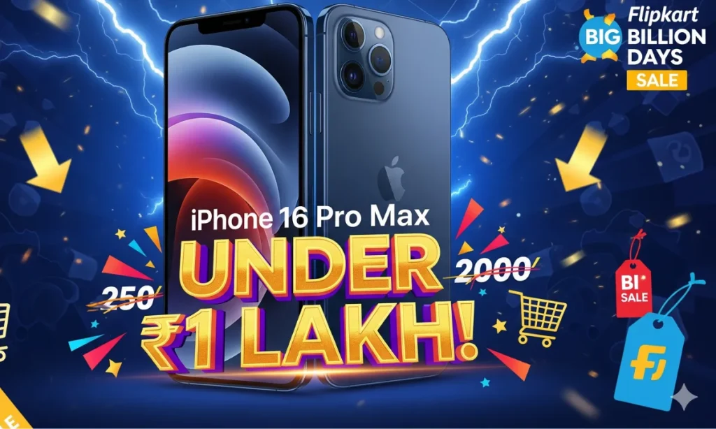 Apple iPhone 16 Pro Max flipkart big billion days sale