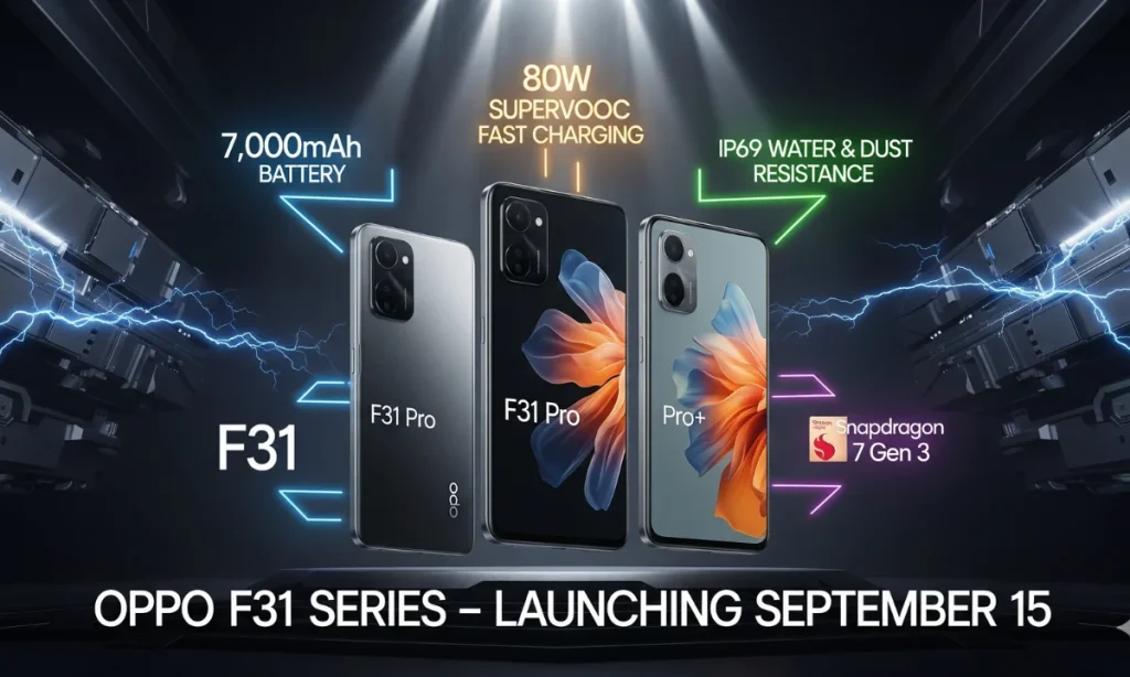 Oppo F31 Series Launching September 15