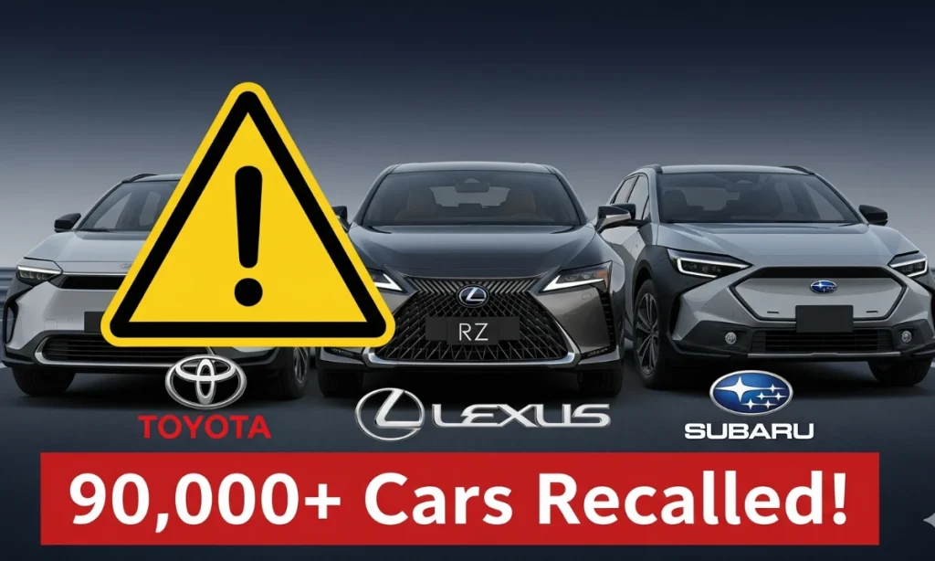 toyota lexus subaru recall cars