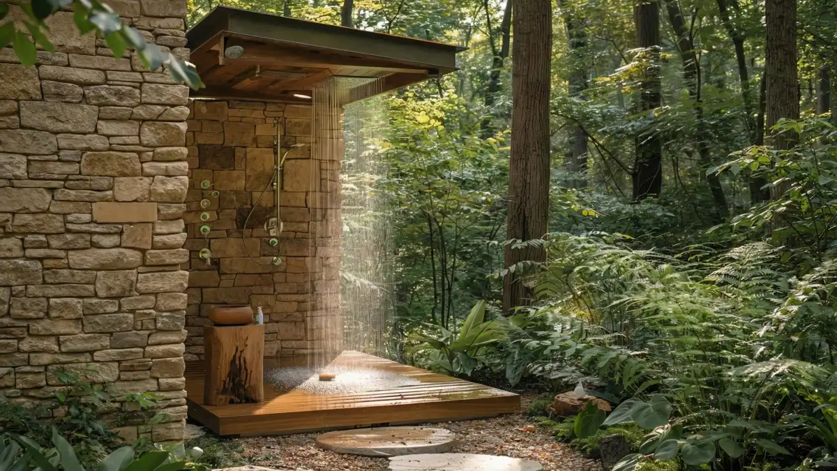 16 Outdoor Shower Designs to Turn Your Backyard into a Private Spa