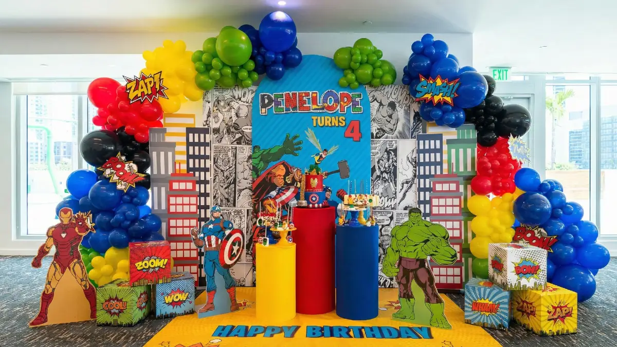 16 Superhero Party Decoration Ideas That Save the Day