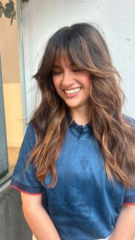 wolf cut curly hair