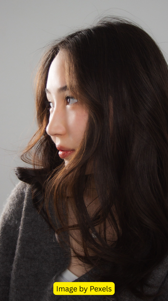 wolf cut long hair