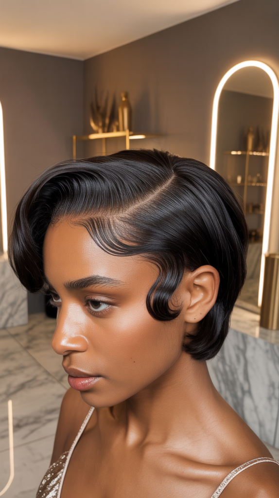 bixie 90s haircut black women
