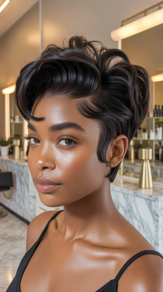 bixie 90s haircut black women