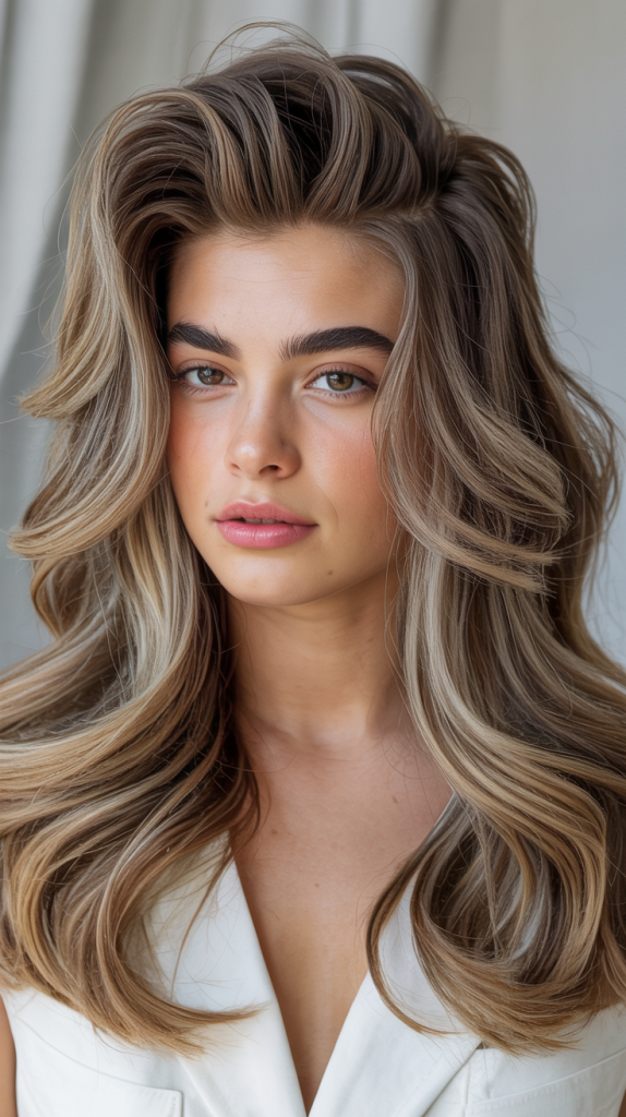 wolf cut long hair