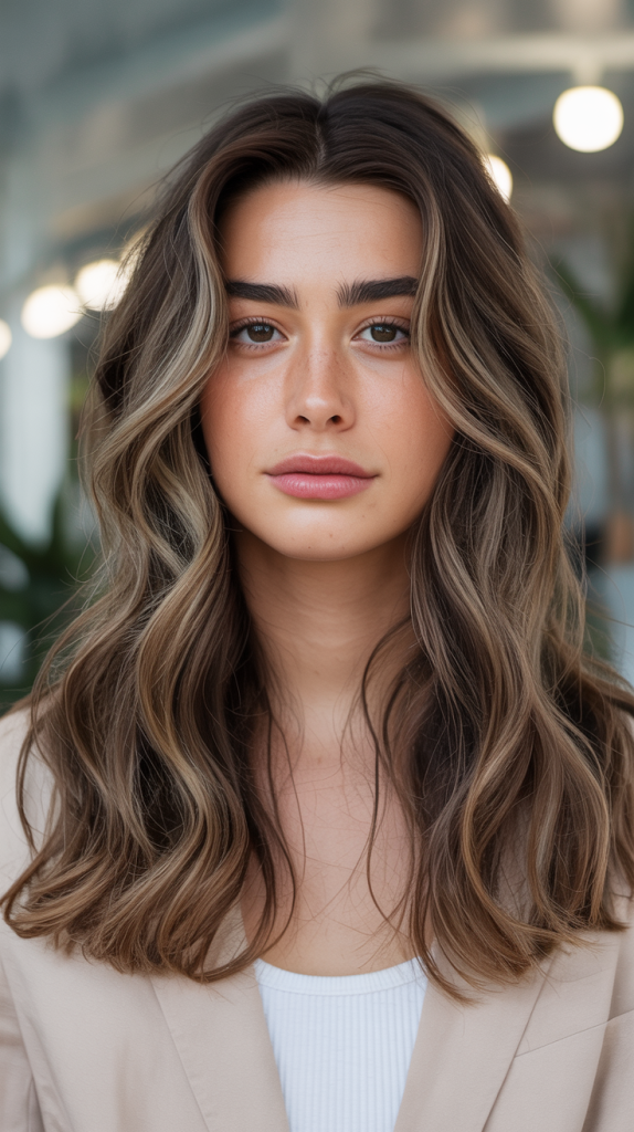 wolf cut long hair