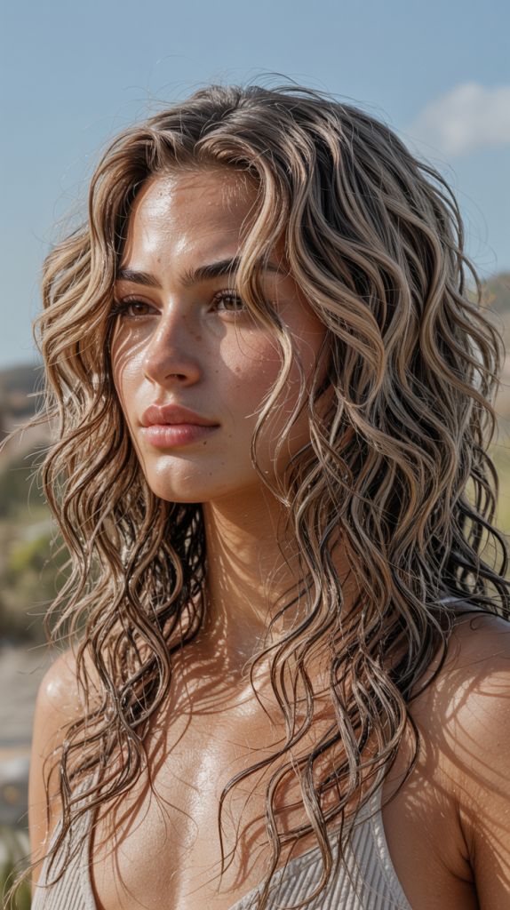 wolf cut long hair