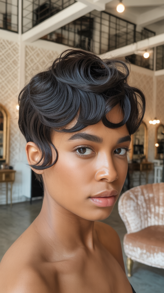 bixie 90s haircut black women