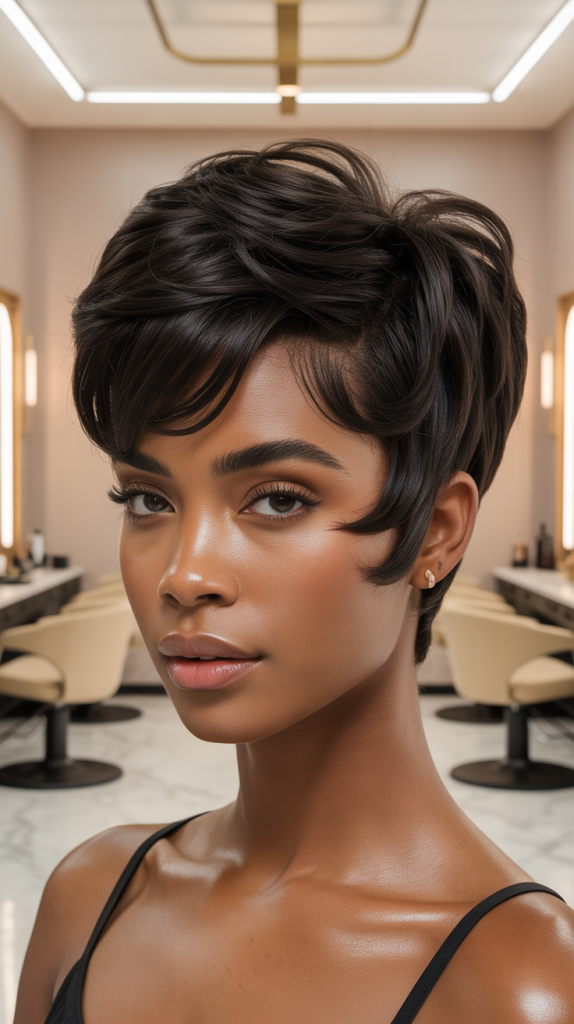 bixie 90s haircut black women