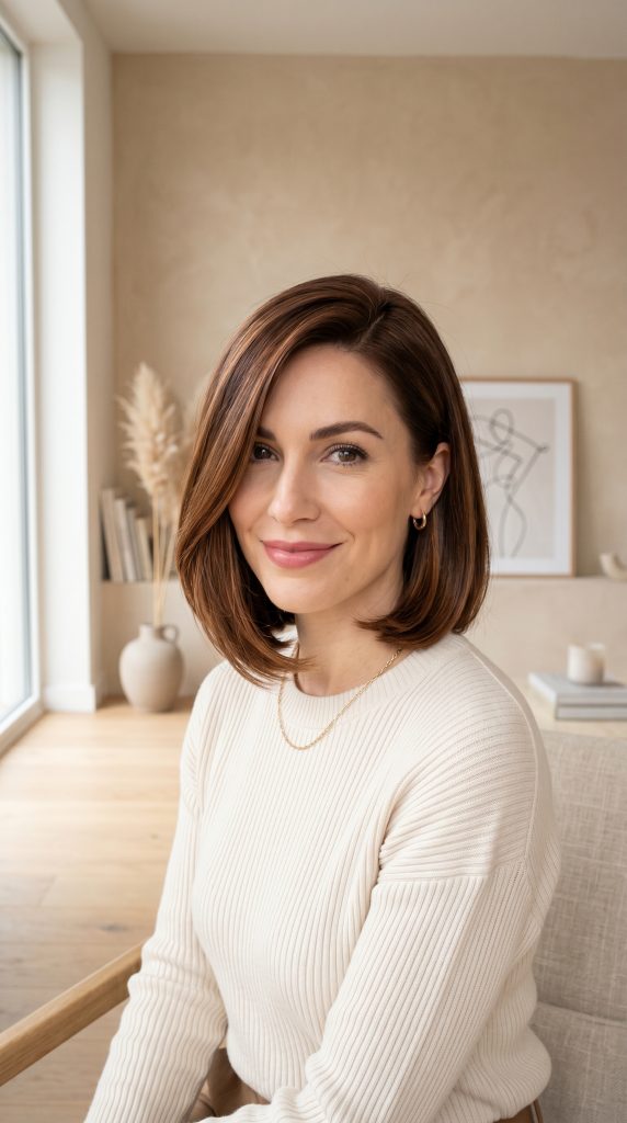 short hair styles for round faces