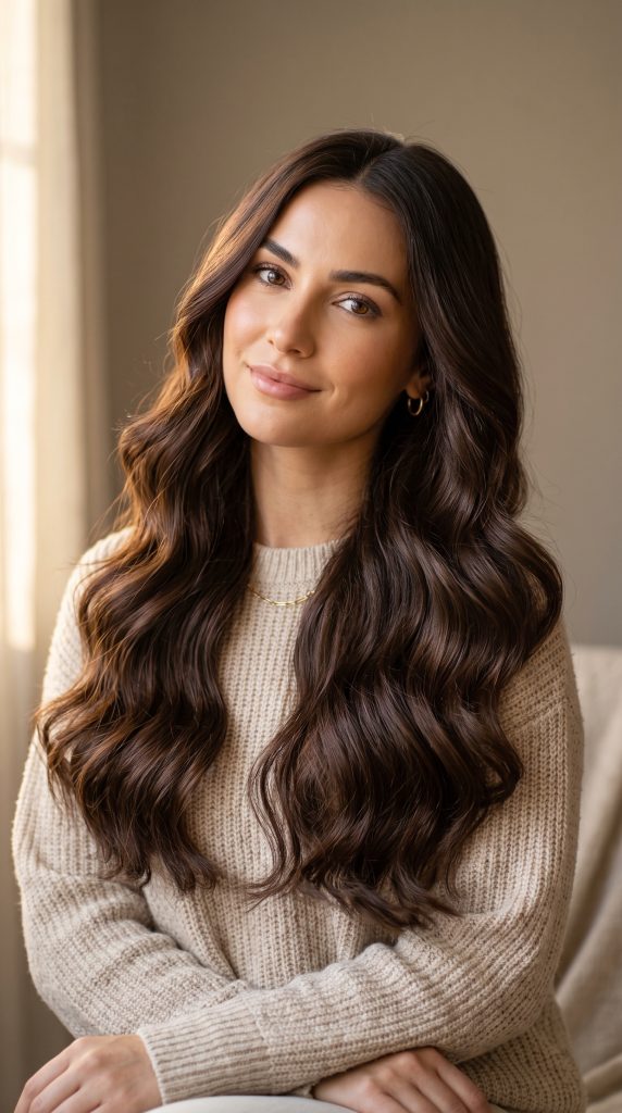 Old Money Brunette Hair