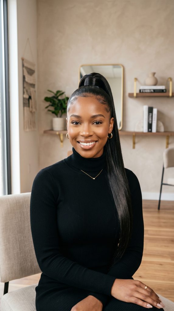 ponytail hairstyles for black women