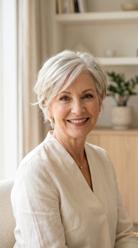 short hair styles for women over 60