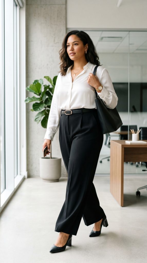 plus size office outfits