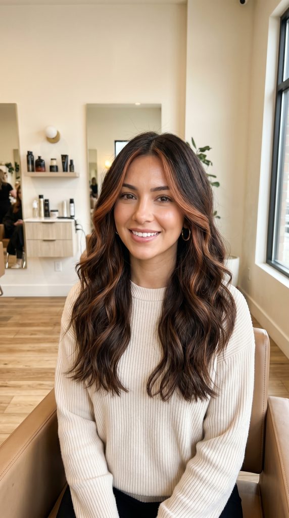 chocolate brown hair