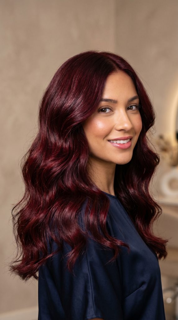 cherry red hair