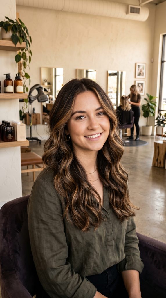 chocolate brown hair