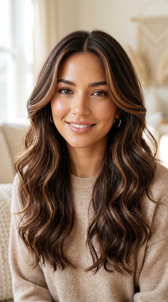brown hair highlights