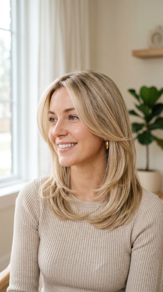 Blowout Medium Length Hair