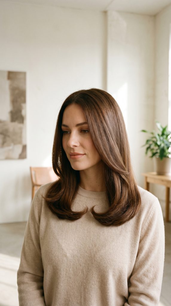 Blowout Medium Length Hair