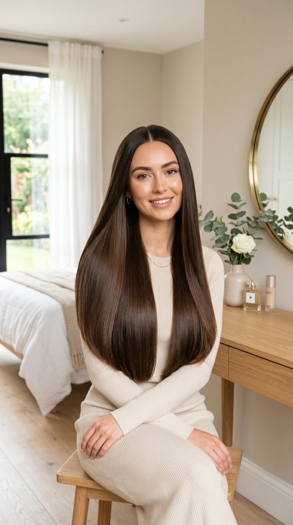long straight hairstyles