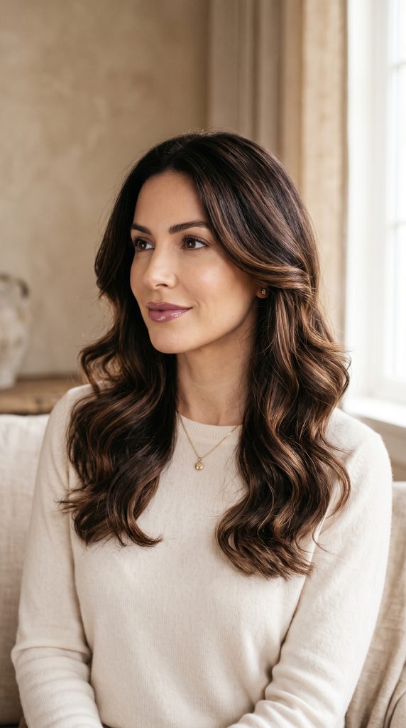 Old Money Brunette Hair
