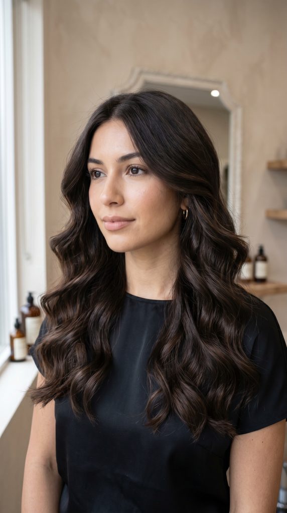 espresso brown hair