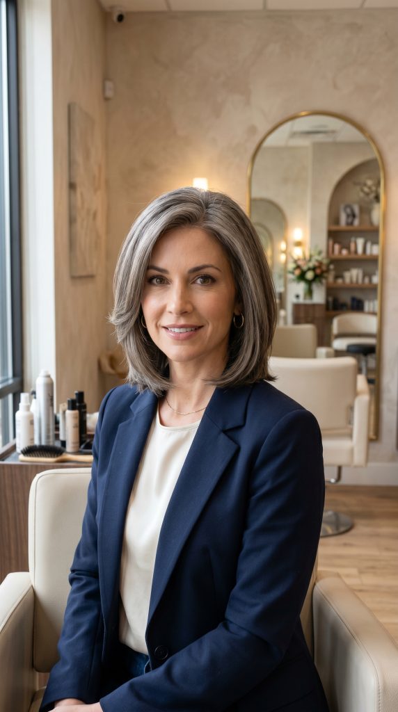 haircuts for women over 60 medium length