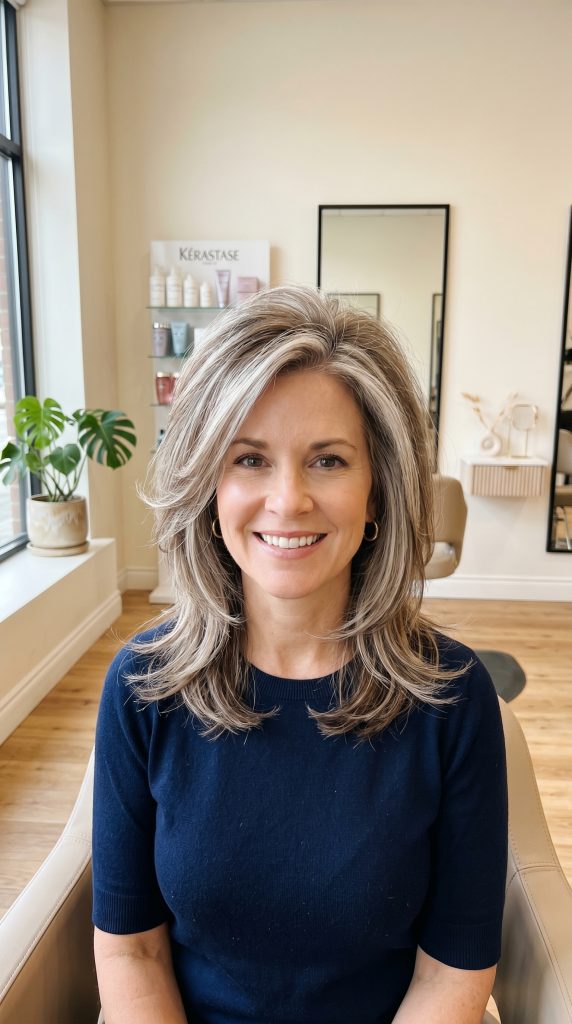 haircuts for women over 60 medium length