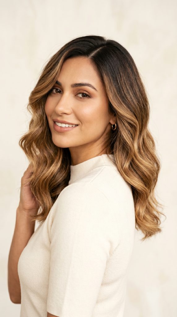 brown and blonde hair styles