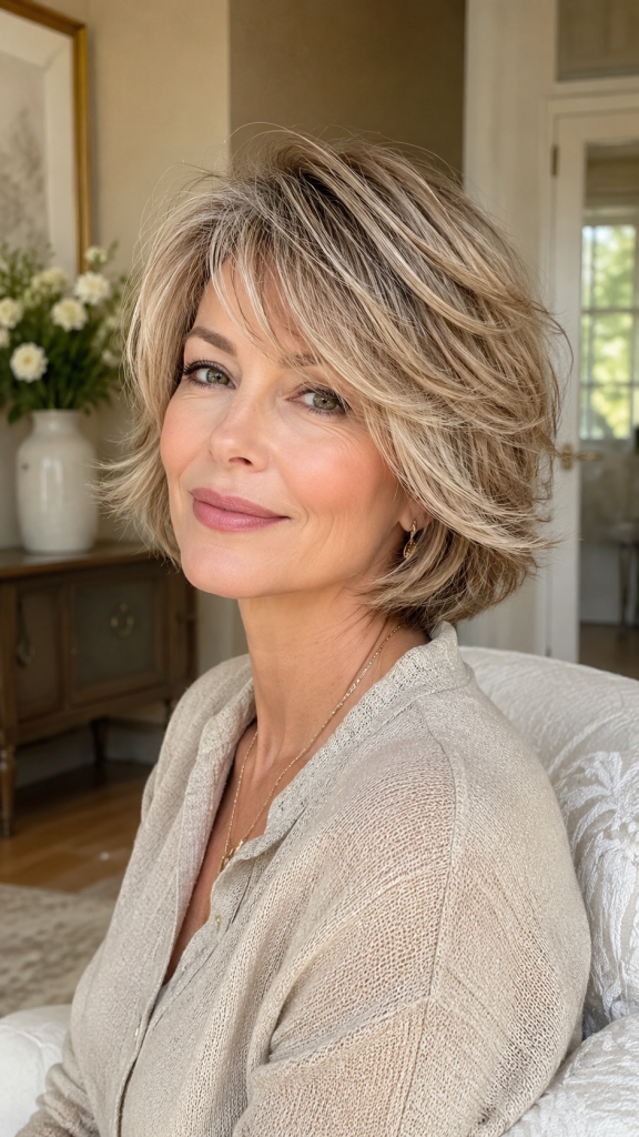 Hairstyles for Thin Hair Fine Over 50 Short