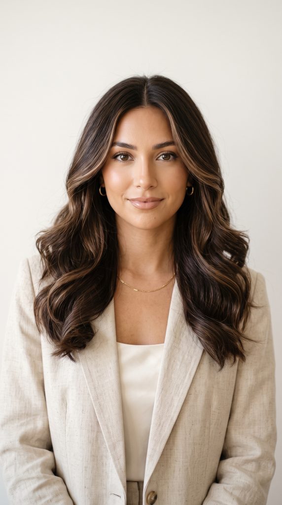 Old Money Brunette Hair