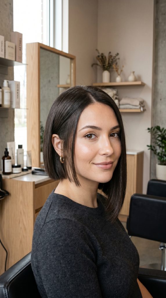 short haircuts for women round face