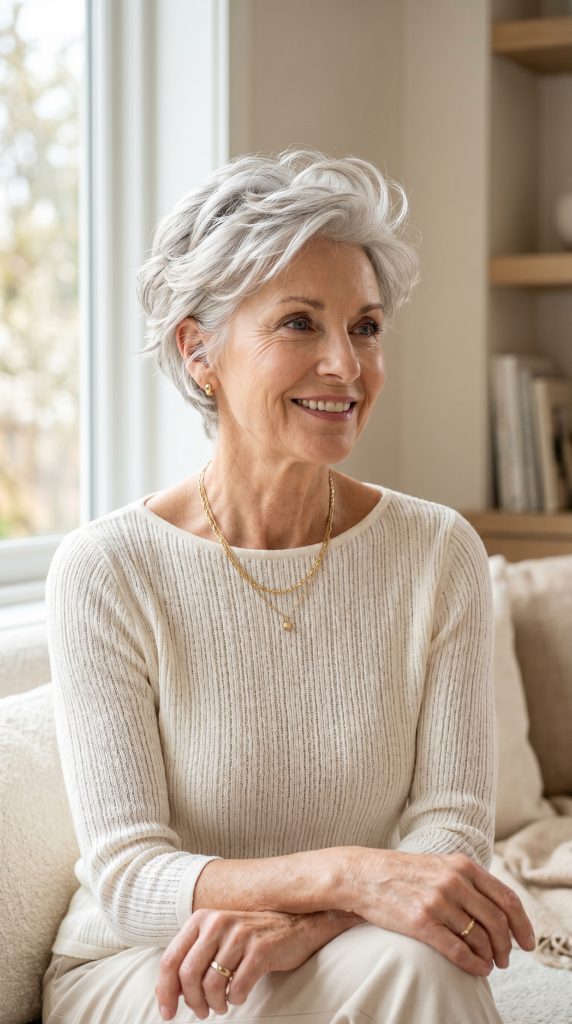short hair styles for women over 60