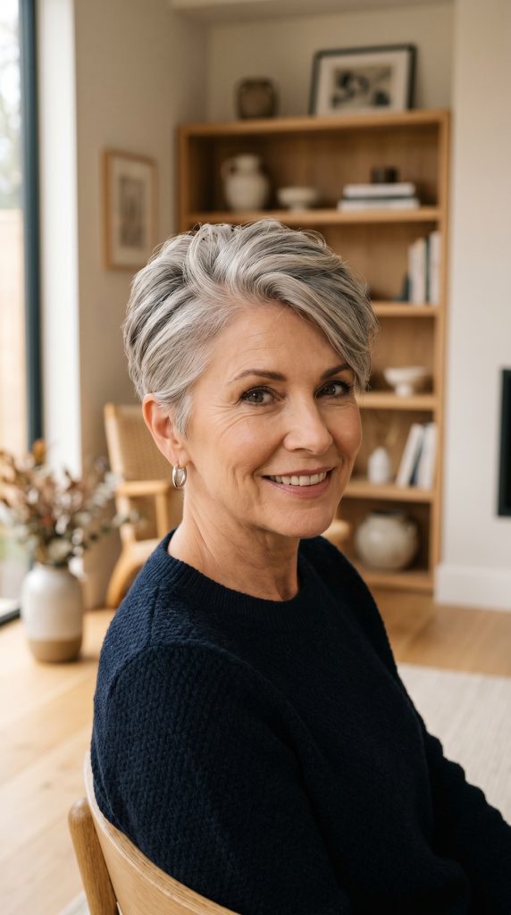short hair styles for women over 60