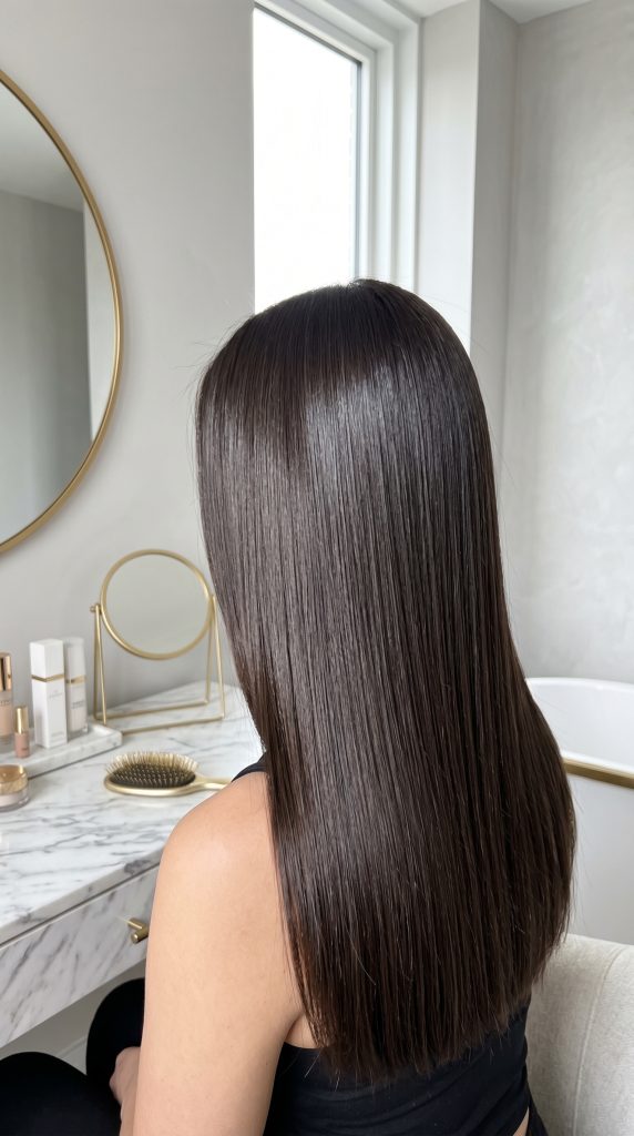 long straight hairstyles