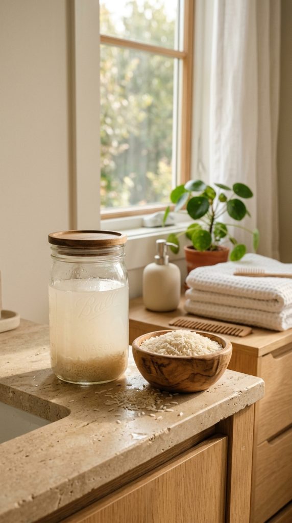 rice water for hair growth