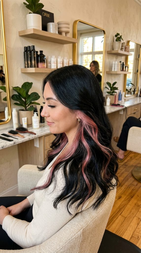 Peekaboo hairstyles