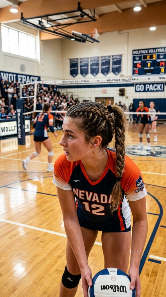 volleyball hairstyle
