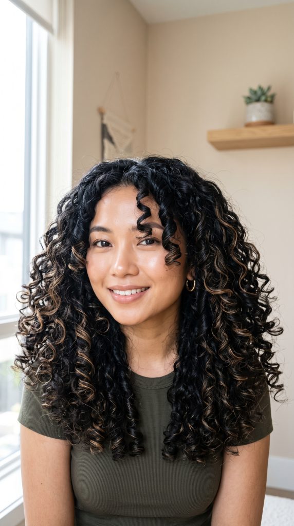 Burmese Curly Hairstyles