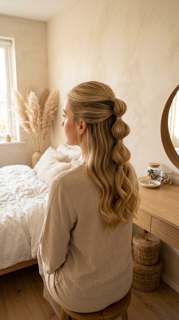 bubble braid hairstyles