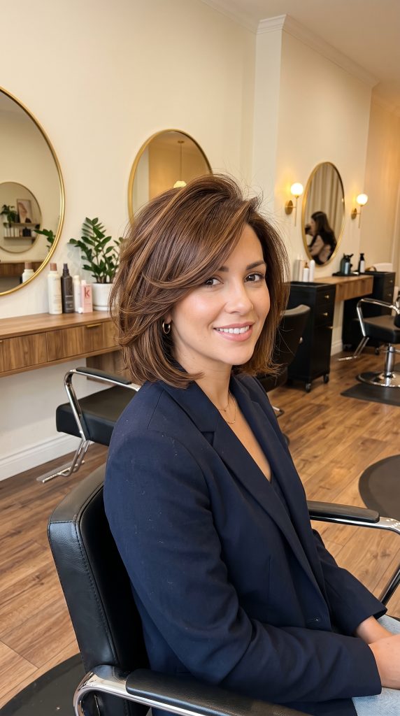 layered bob thin hair
