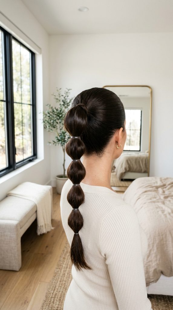 bubble braid hairstyles