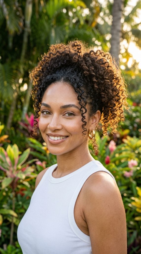 summer curly hairstyles