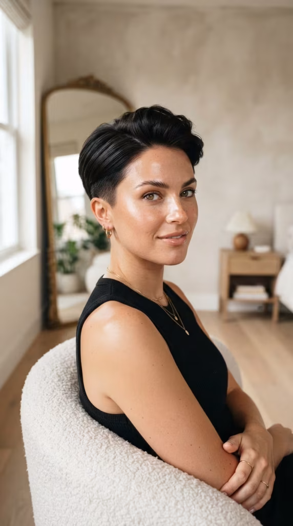 pixie cut baddie